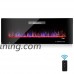 TANGKULA 36" Recessed Electric Fireplace  in-Wall& Wall Mounted & Standing Electric Heater  Remote Control  Touch Screen  Adjustable Flame Speed  750-1500W (36") - B07FP73BJT